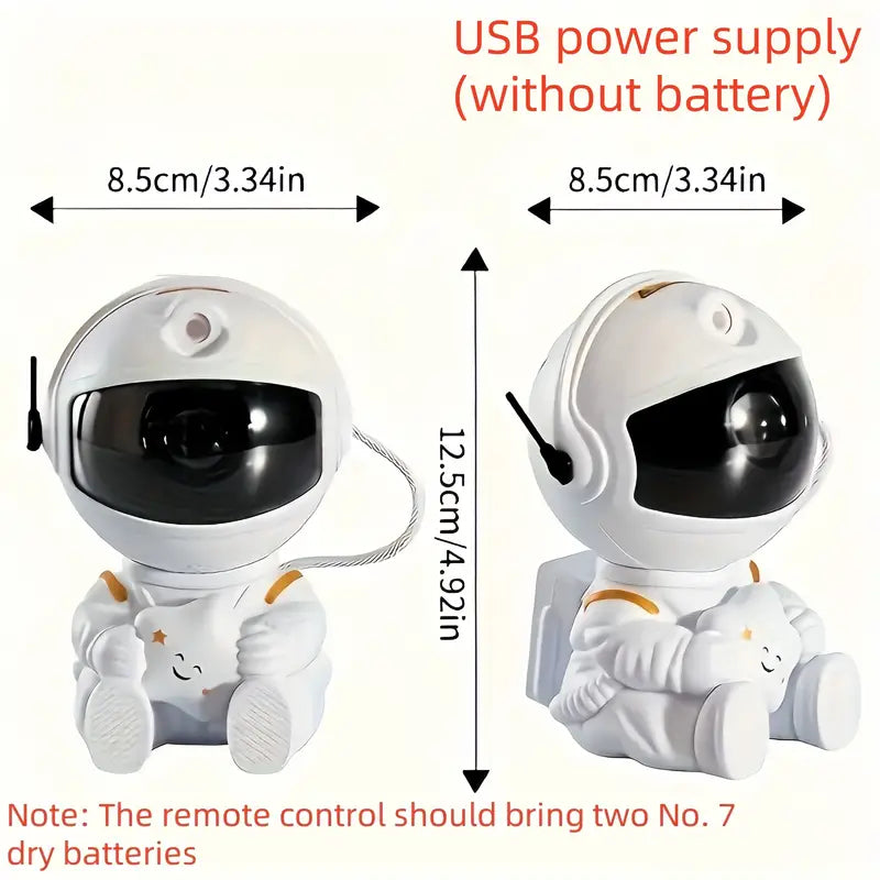 Nebula Ceiling LED Lights Astronaut & Star Projector for Galaxy Nightlight